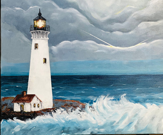 Beacon in the Storm 30x40 in
