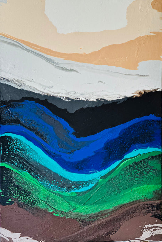 Layers of Serenity 24x30 in