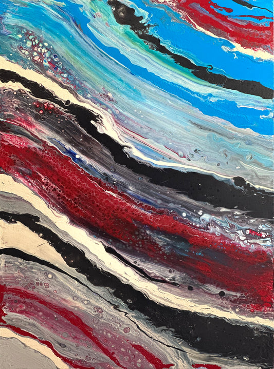 Rivers of time 18x20 in