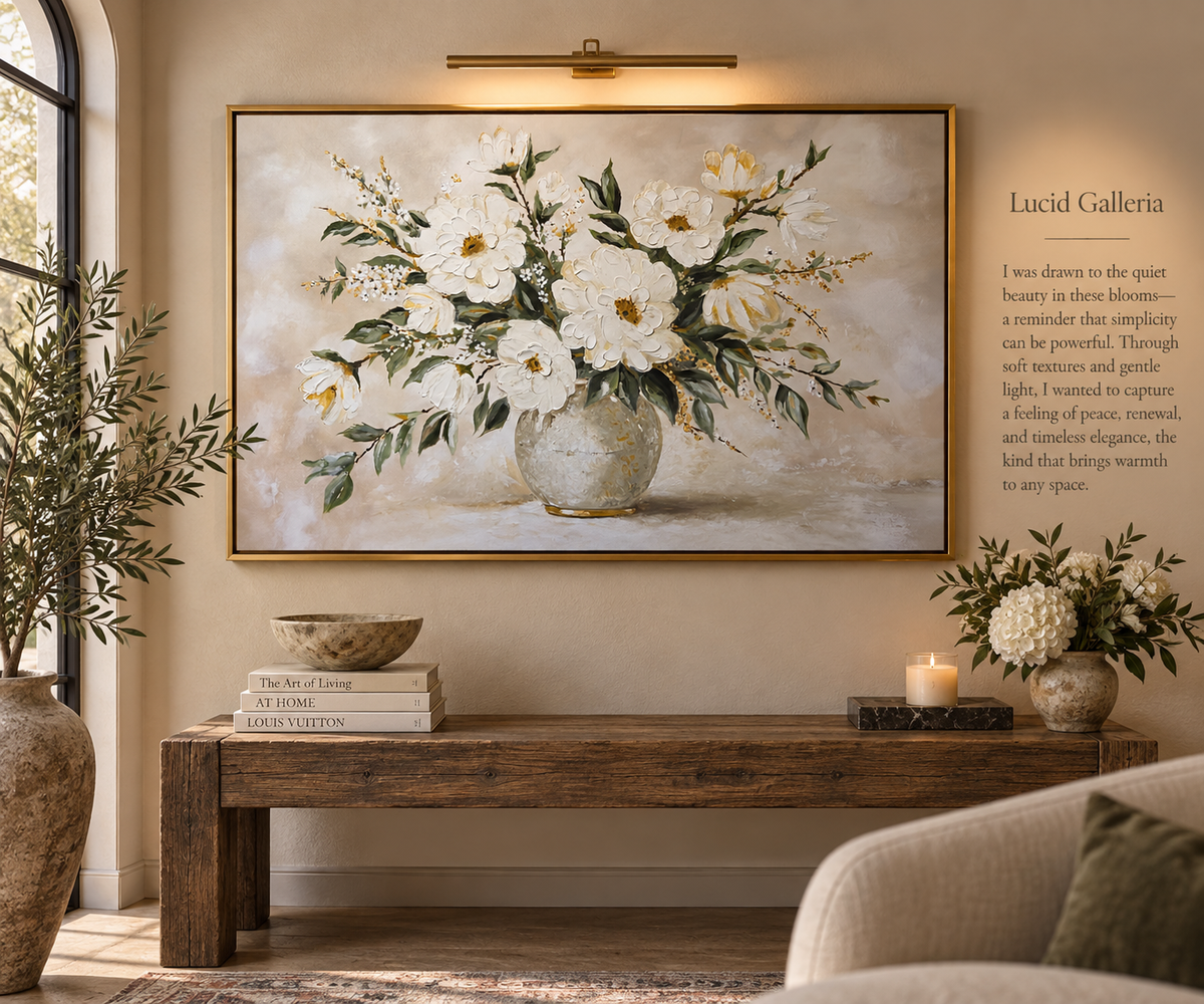 "Whispering White Blooms"