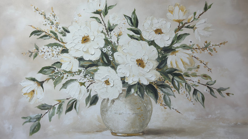 "Whispering White Blooms"
