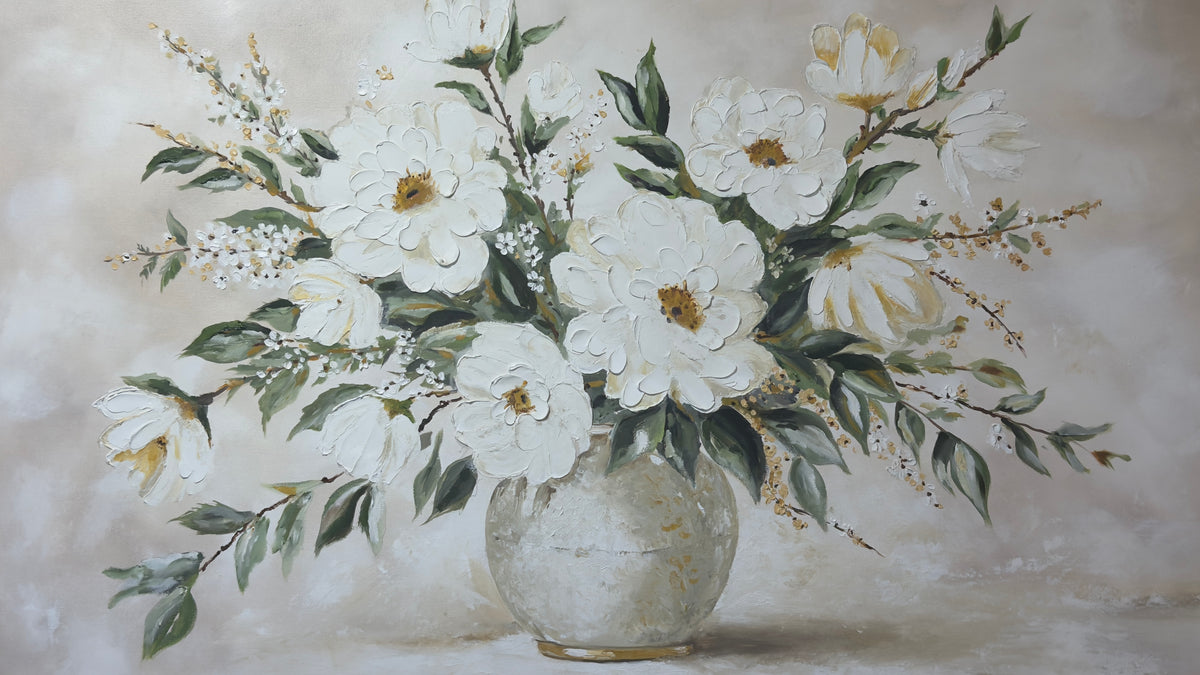 "Whispering White Blooms"